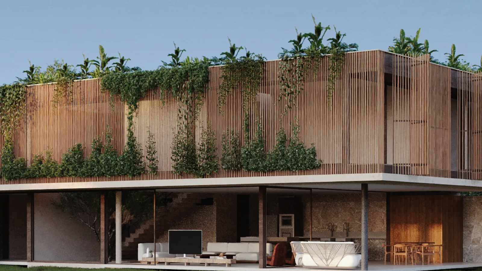 Casa Voyage Villas de frente para o mar em Milagres