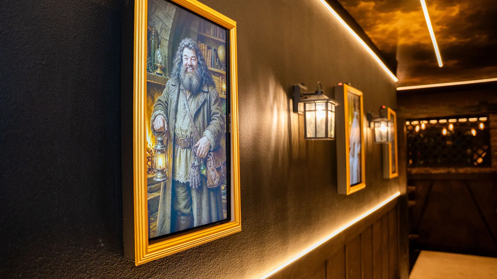 Corredor do loft da Voyage Grand Villa, inspirado em Harry Potter